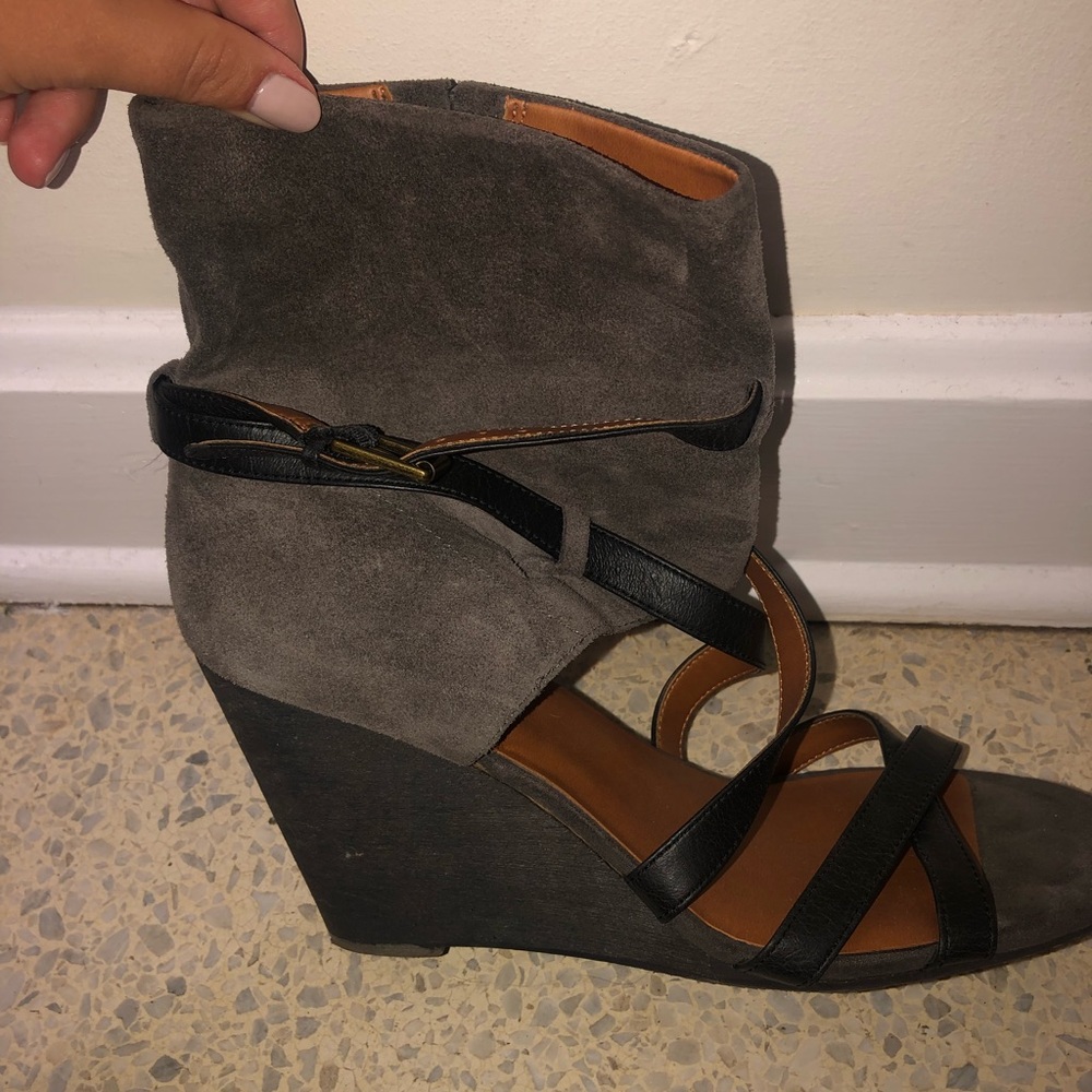 Nine West Wedge Bootie Sandals
